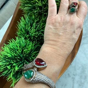 Beautiful Turkish Bracelet and Ring Set